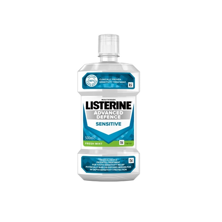 Listerine Advanced Defense Sensitive Mouthwash 500 ml