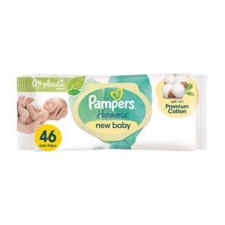 Pampers Harmonia New Baby Wet Wipes 46 pcs.