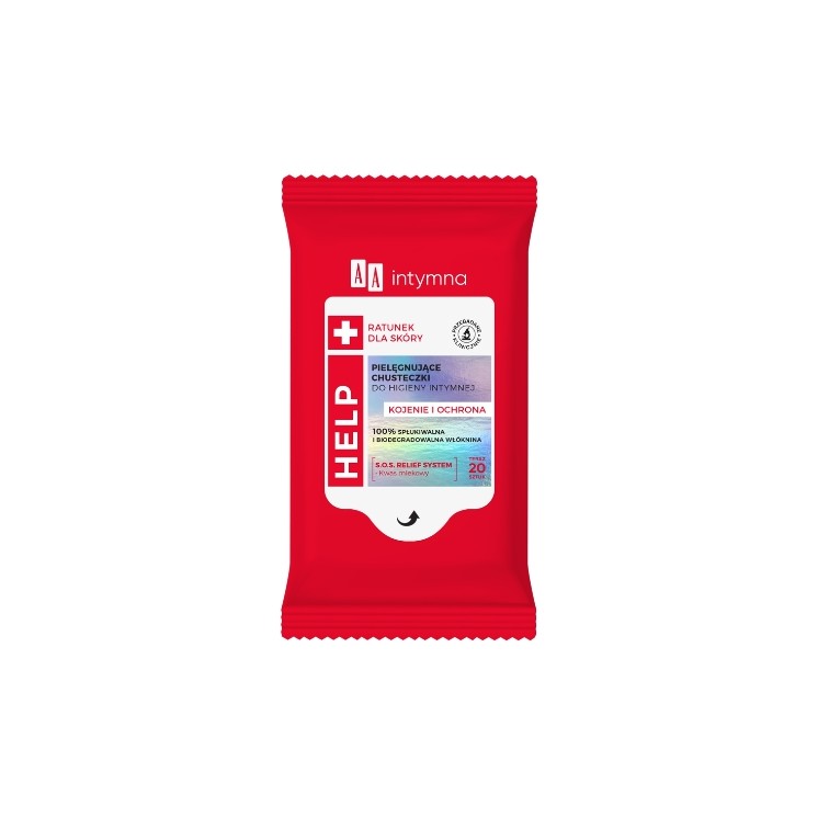 AA Help Intimate care Серветки для інтимної гігієни 20 штук