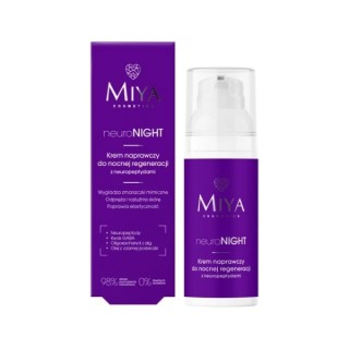 Miya Cosmetics neuroNIGHT Repair Night Cream with Neuropeptides 50 ml