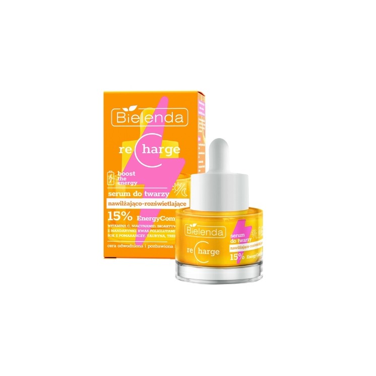 Bielenda Recharge Moisturizing and brightening face serum 30 ml