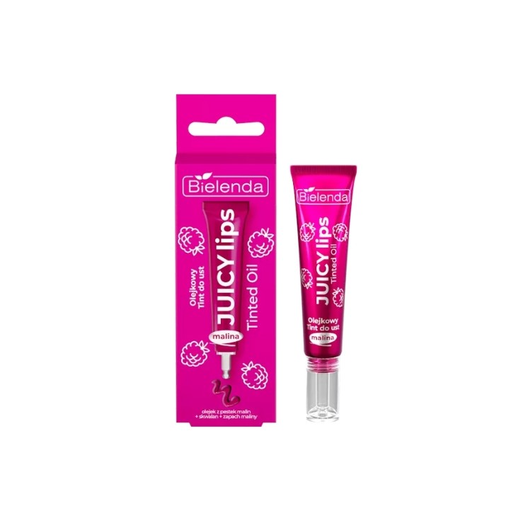 Тінт для губ Bielenda Juicy Tint Lip Oil Malina Lip Tint 10 г