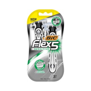BIC Flex5 Sensitive Razor 3 pieces