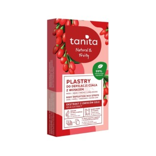 Смужки для депіляції тіла з воском годжі Tanita Natural &Fruity 12 шт.