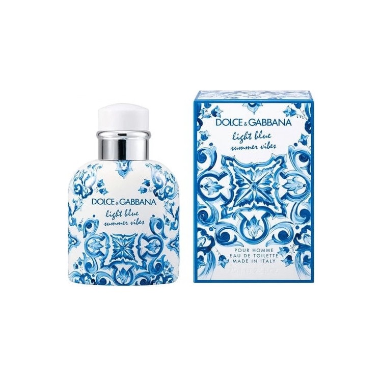 Туалетна вода Dolce & Gabbana Light Blue Summer Vibes для чоловіків лімітований випуск 125 мл