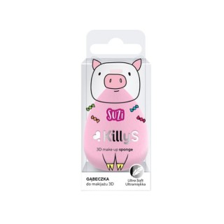 Спонж для макіяжу KillyS 3D, Ultra Soft Suzi Makeup Sponge, 1 шт.