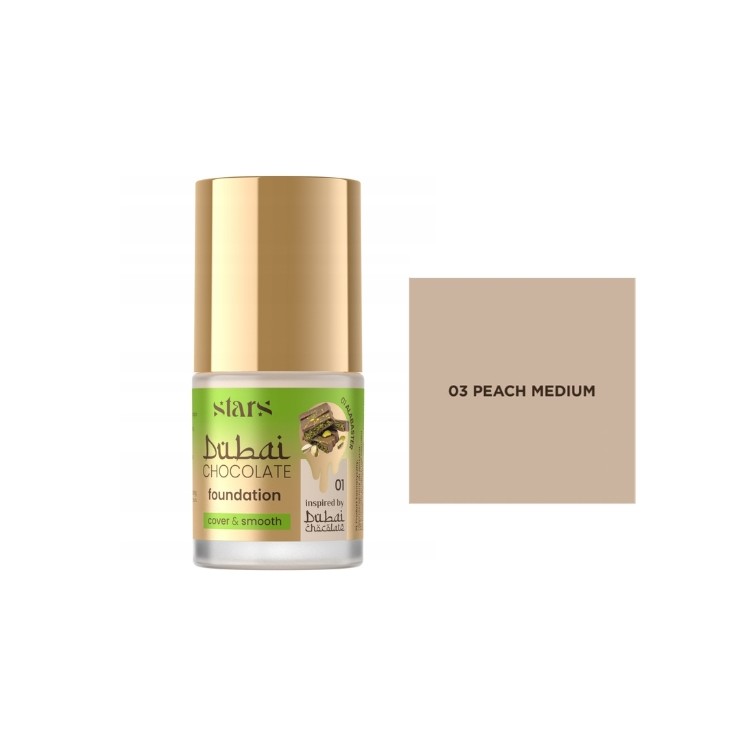 Stars from the stars Dubai Chocolate Foundation Face foundation /03/ Peach Medium 25 g