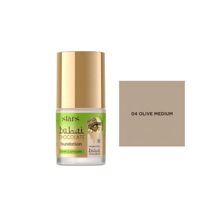 Тональний крем Stars from the stars Dubai Chocolate Foundation /04/ Olive Medium 25 г