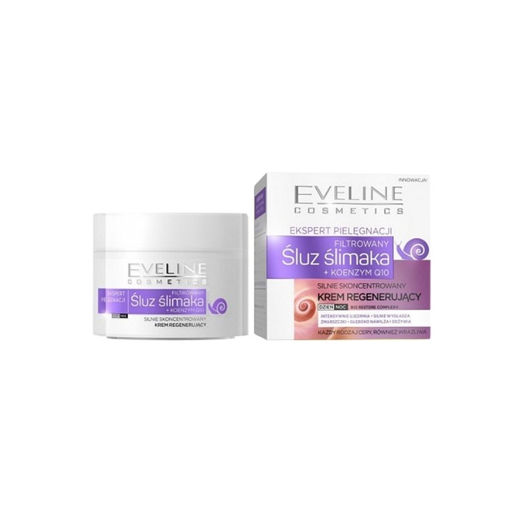 Eveline Snail Slime + Coenzyme Q10 Highly Concentrated Face Cream 50 ml