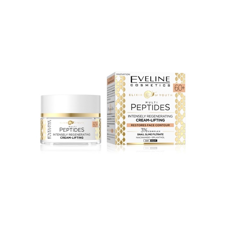 Eveline Elixir of Youth Multipeptides Intensively Regenerating Lifting Cream 60+ 50 ml