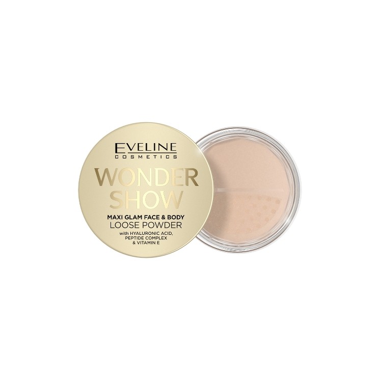 Eveline Wonder Show Maxi Glam Illuminating Loose Powder for Face and Body 6 g