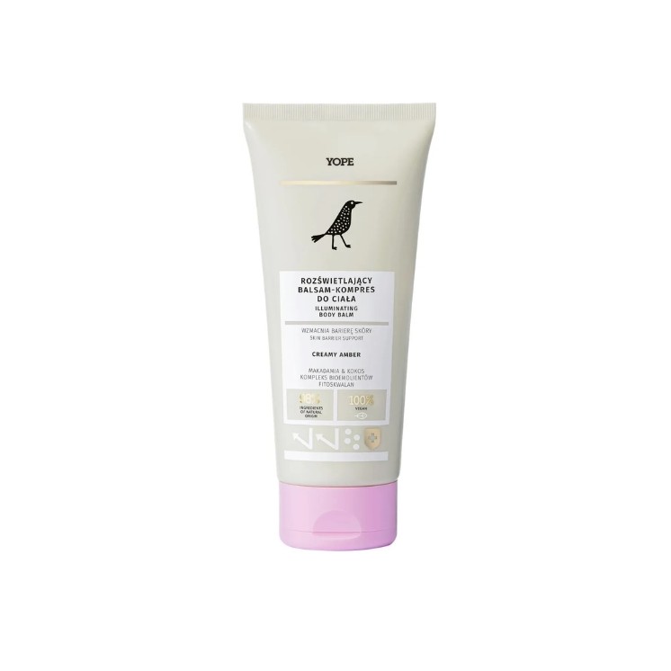YOPE rozświetlający Balsam - kompres do ciała Creamy Amber 200 ml