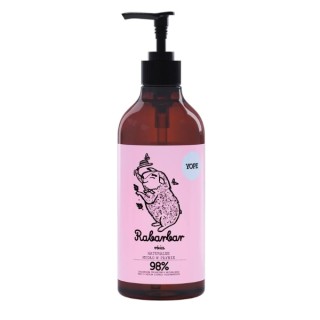 YOPE natural liquid hand soap Rhubarb and Rose 500 ml