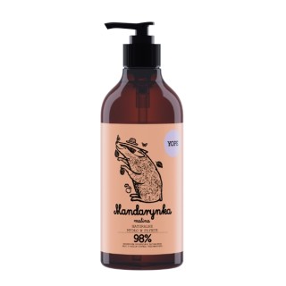 YOPE naturalne Mydło do rąk w płynie Mandarynka i Malina 500 ml
