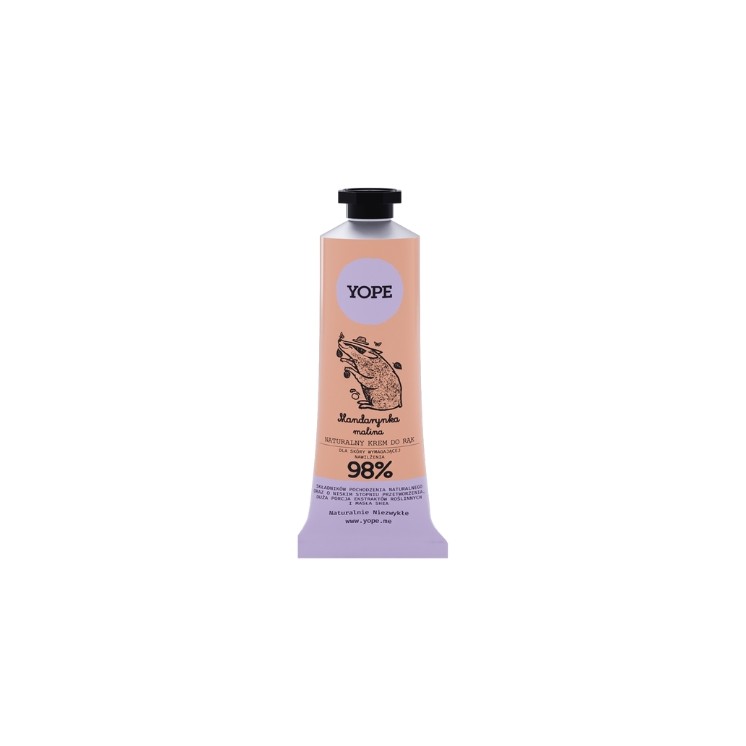 YOPE naturalny Krem do rąk Mandarynka i Malina 50 ml