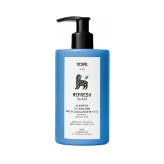 YOPE Men Refresh My Hair Szampon do włosów przetłuszczających się 300 ml