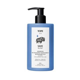 YOPE Men Safe My Hair Szampon do włosów nadmiernie wypadających 300 ml