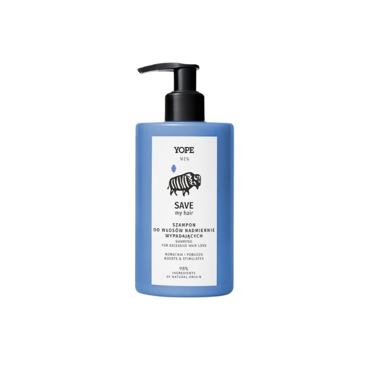YOPE Men Safe My Hair Szampon do włosów nadmiernie wypadających 300 ml