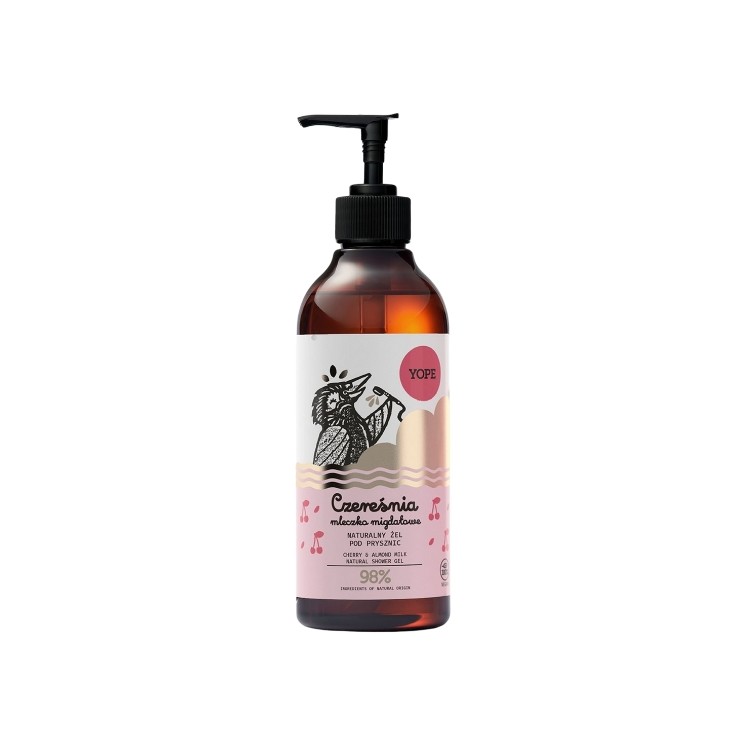 YOPE Natural Cherry and Almond Milk Shower Gel 400 ml