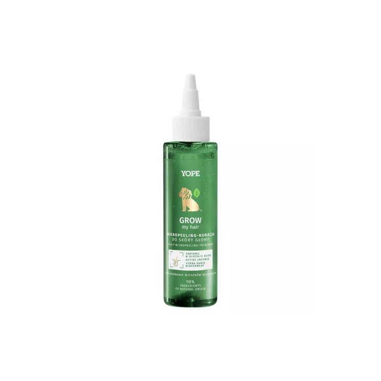 YOPE Grow My Hair Mikroopeeling - kuracja do skóry głowy 115 ml