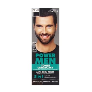 Joanna POWER MEN Refreshing Toner /02/ Dark Brown 80 g