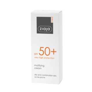 Матуючий крем для обличчя Ziaja Med Protective Treatment SPF50 + 50 мл