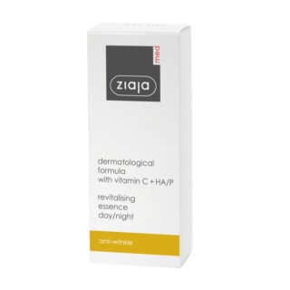 Ziaja Med Vitamin C + HA/P Treatment Revitalizing Facial Essence for Day and Night 30 ml