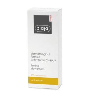 Ziaja Med Vitamin C+HA/P Treatment Firming Day Face Cream SPF 6 50 ml