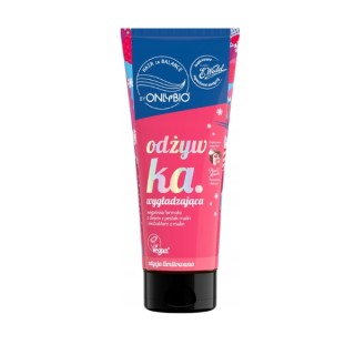 Розгладжуючий кондиціонер для волосся OnlyBio Hair in Balance x Wedel Ptasie Mleczko Маскарпоне з малиною 200 мл