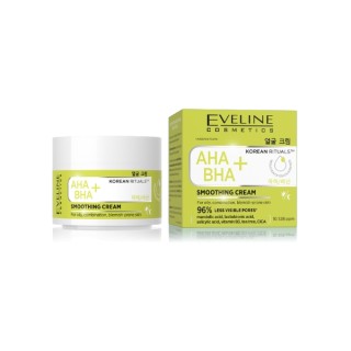 Eveline Korean Rituals AHA BHA + Smoothing Face Cream 50 ml