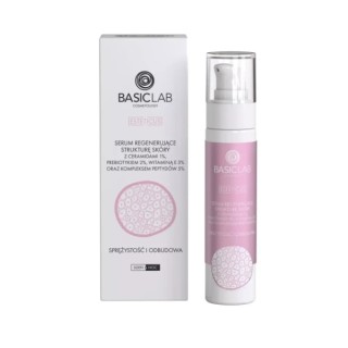 BasicLab Esteticus Facial Serum Regenerating Skin Structure Ceramides 1% and Peptide Complex 5 % 50 ml