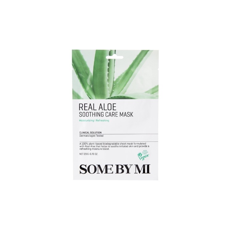 Заспокійлива тканинна маска для обличчя Some By Mi Real Aloe 20 г