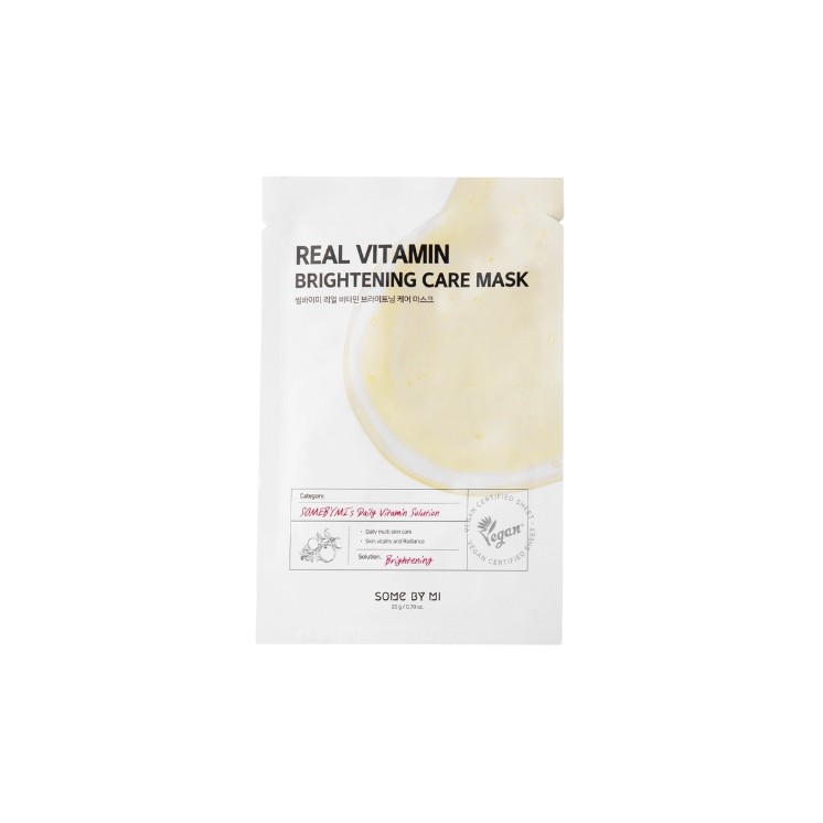 Some By Mi Real Vitamin Brightening Face Sheet Mask 20g