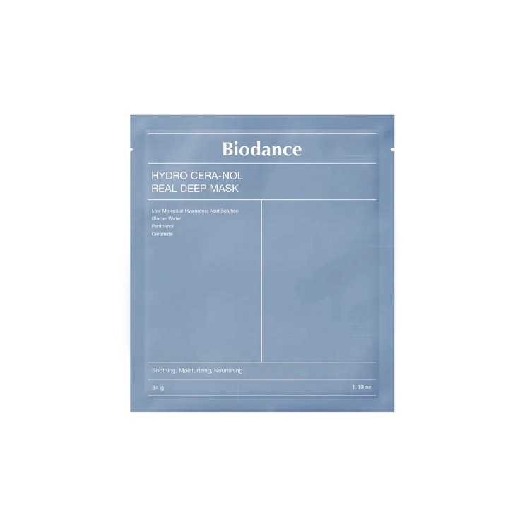 Зволожувальна колагенова маска для обличчя Biodance Hydro Cera-nol 1 шт. 34 г