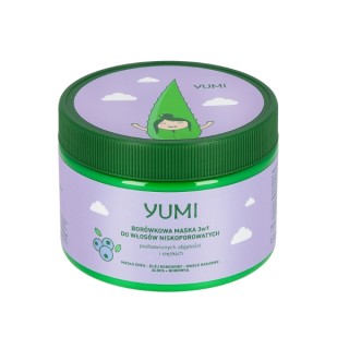 Yumi Borówkowa Maska do włosów niskoporowatych 300 ml Yumi Borówkowa Maska do włosów niskoporowatych 300 ml