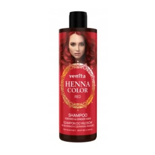 Шампунь Venita Henna Color Red для рудого та рудого волосся 300 мл