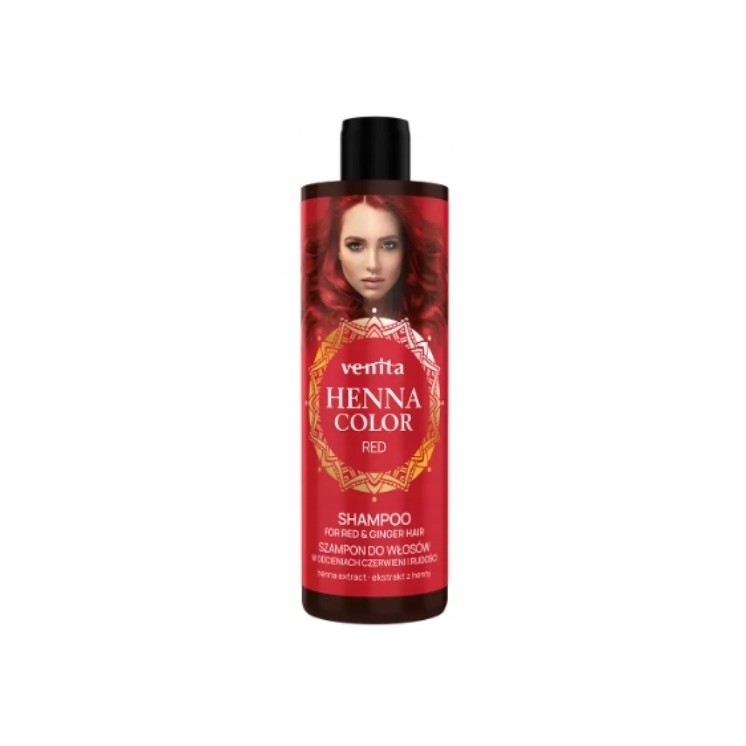 Venita Henna Color Red Shampoo for red and ginger hair 300 ml