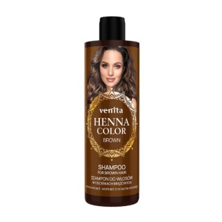 Venita Henna Color Brown Szampon do włosów w odcieniach brązowych 300 ml