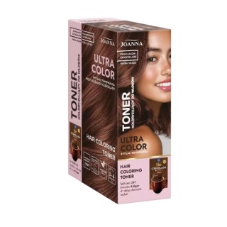 Тонік для волосся Joanna Ultra Color з корицею Chocolate 100 г