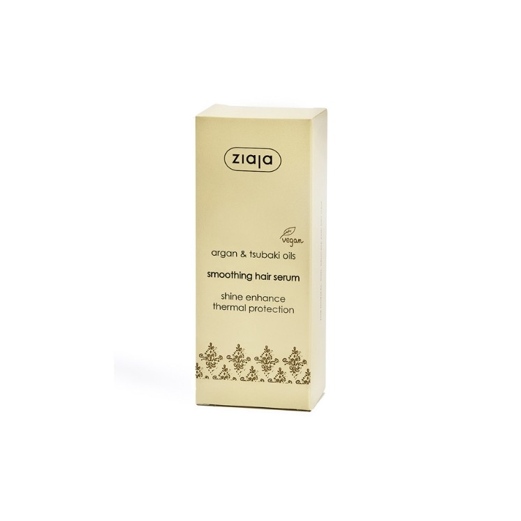 Ziaja Argan Satin Smoothing Hair Serum Treatment with Argan and Tsubaki Oils 50 ml