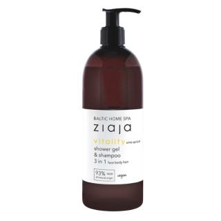 Ziaja Baltic Home Spa Witalizacja Gel 3in1 for washing face, body and hair 500 ml