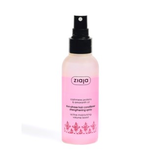 Ziaja Kaszmir dwufazowa Odżywka do włosów w spray'u wzmacniająca kuracja kaszmirowa z olejkiem amarantysowym 125 ml
