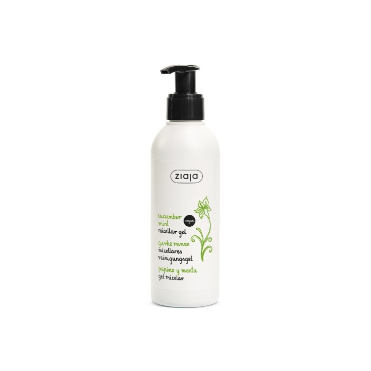 Ziaja Cucumber Mint Micellar Gel PHA acid cleansing 190 ml