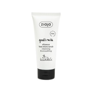 Ziaja Goat Milk Silica Micro-Scrub for Facial Cleansing Fine Crystal Micro-Exfoliating 75 ml