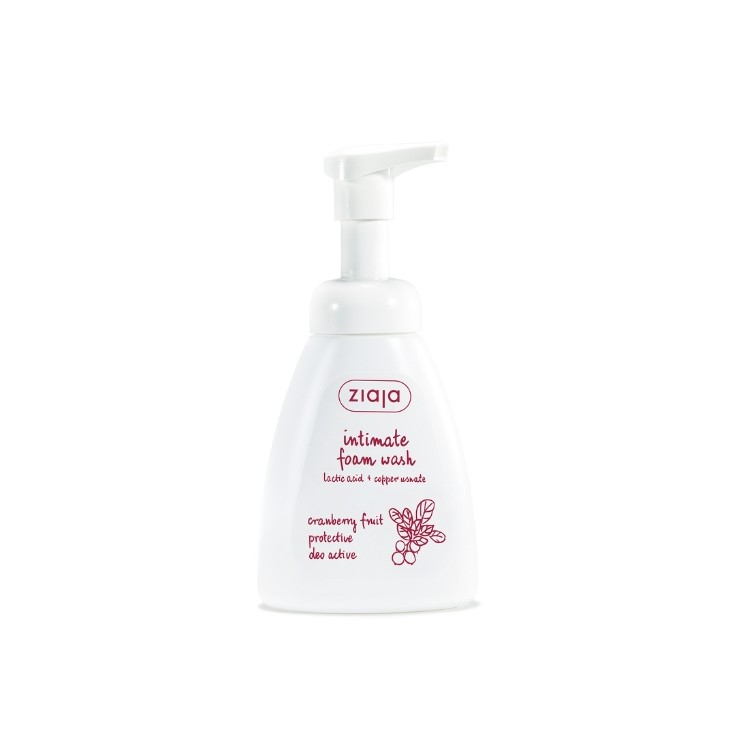 Ziaja Intima Normalizing Foam for Intimate Hygiene Cranberry Nectar 250 ml
