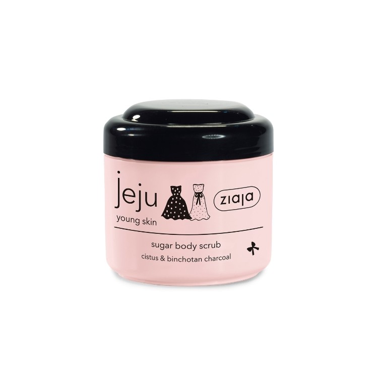 Ziaja Jeju czarny cukrowy Peeling do ciała 200 ml