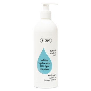 Ziaja Soothing Makeup Remover Micellar Fluid for Face and Eyes 390 ml