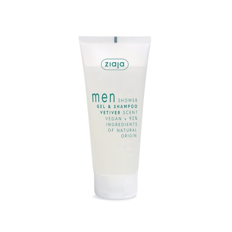 Ziaja Yego Żel pod prysznic i Szampon do włosów Wetiwer 200 ml