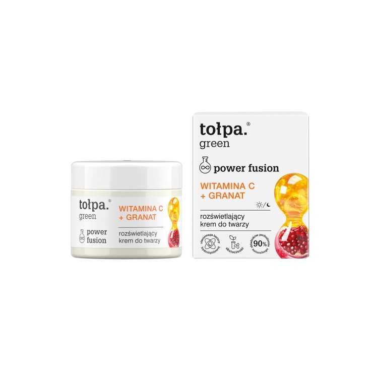 Tołpa Green Power Fusion Intensively Brightening Face Cream Vitamin C + Pomegranate 50 ml