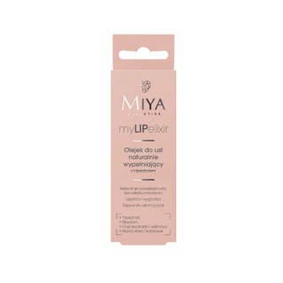 Miya Cosmetics myLIPelixir Naturally Filling Lip Oil with Tripeptide Clear 10 g